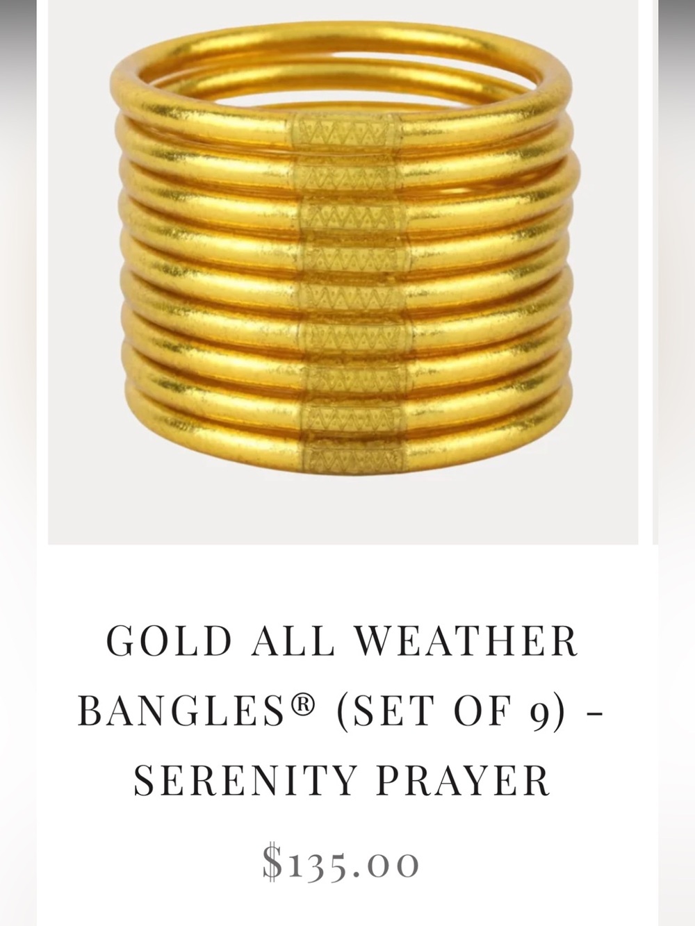Gold Stackable Bangles (Set of 9) - Classic Shine